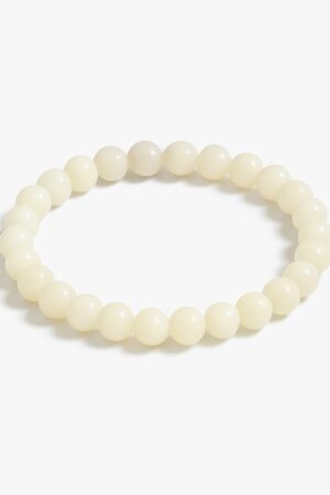 GB026 ROUND SHAPE NATURAL  MOONSTONE BRACELET
